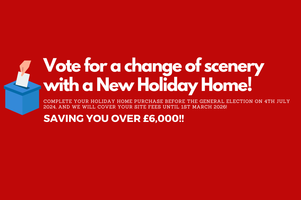 Coldstream holiday park news - Vote for a change of Scenery and Save over £6,000 on Brand New Holiday Homes